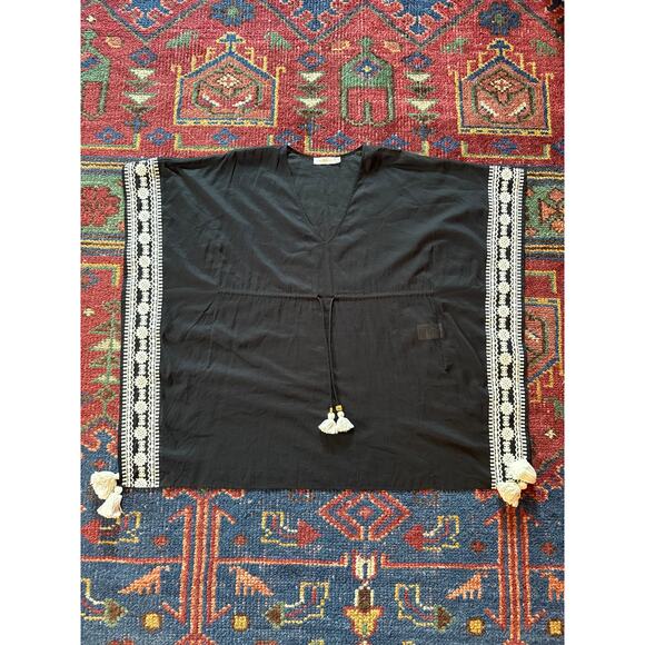 Tory Burch Ravena Beach Tunic Dress XS / S Caftan Cover up Beach Swim - Picture 6 of 10